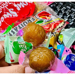 (1ถุง) (250g./500g./1Kg.)ฟรุ๊ตตาซี่ บ๊วยรวมรส เม็ดใหญ่ คัดพิเศษ เปรี้ยวอมหวาน ชุ่มคอ