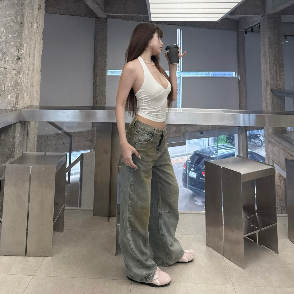 ANGELS.FAV - กางเกงยีนส์ baggy เอวต่ำ Milo jeans ✨