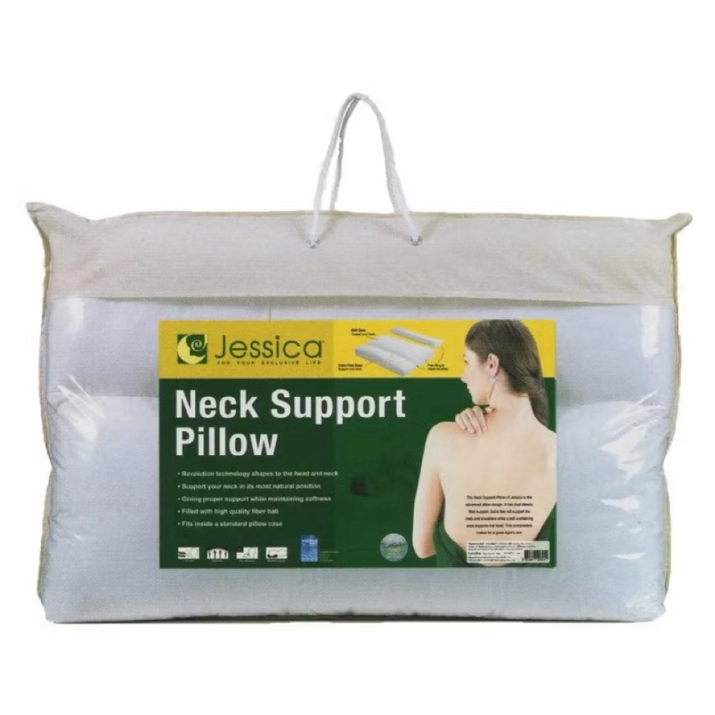 เจสสิก้า หมอนเพื่อสุขภาพ หมอนหนุน เน็คซัพพอร์ทพิลโล หมอน Jessica Neck Support Pillow
