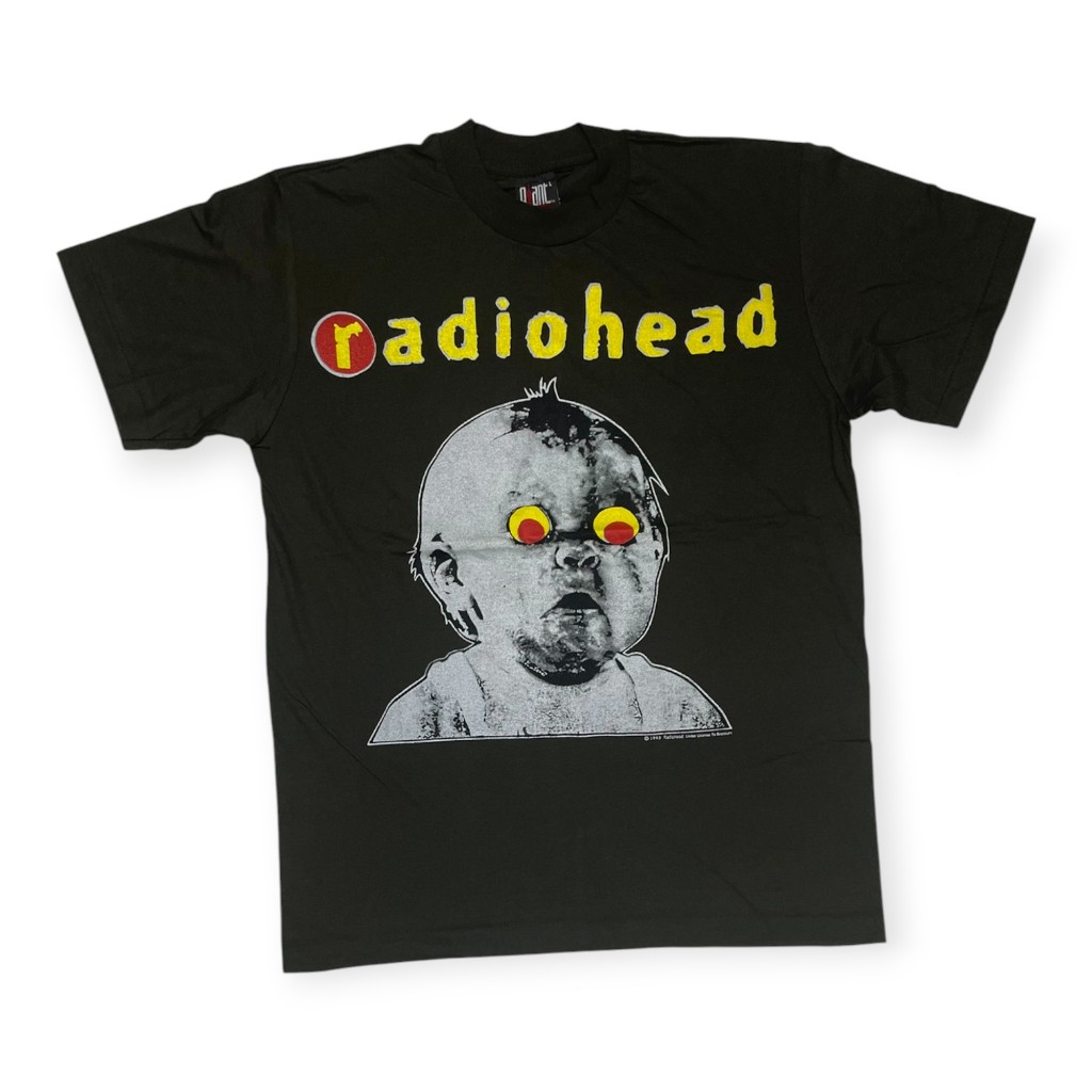 เสื้อยืด Radiohead "Babyface" Pablo Honey Tour 90s Style