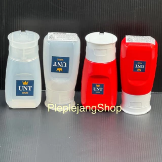 ขวดซอส ขวดบีบนมข้น ขวดใส่น้ำเชื่อม ฝาเปิด-ปิด คว่ำได้ 200ml UNT *ผลิตในไทย ปลอดภัยกับอาหาร*