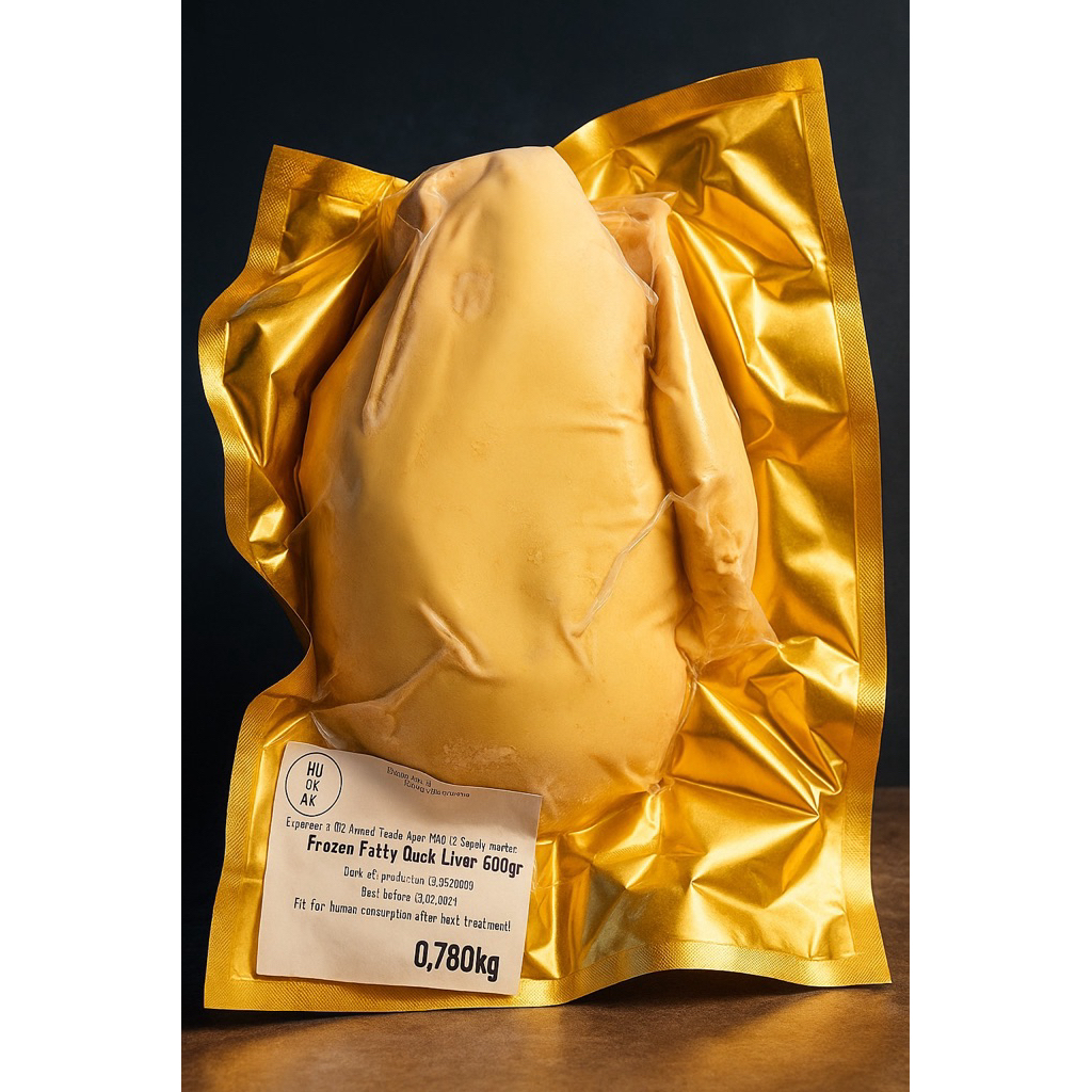 ตับเป็ดก้อนขนาด500-700กรัม/ก้อน