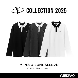 Yuedpao Polo Long Sleeve Y Collection 2025 ผ้าหนาทรงสวย ยับยากรีดง่าย เสื้อแขนยาว โปโลแขนยาว