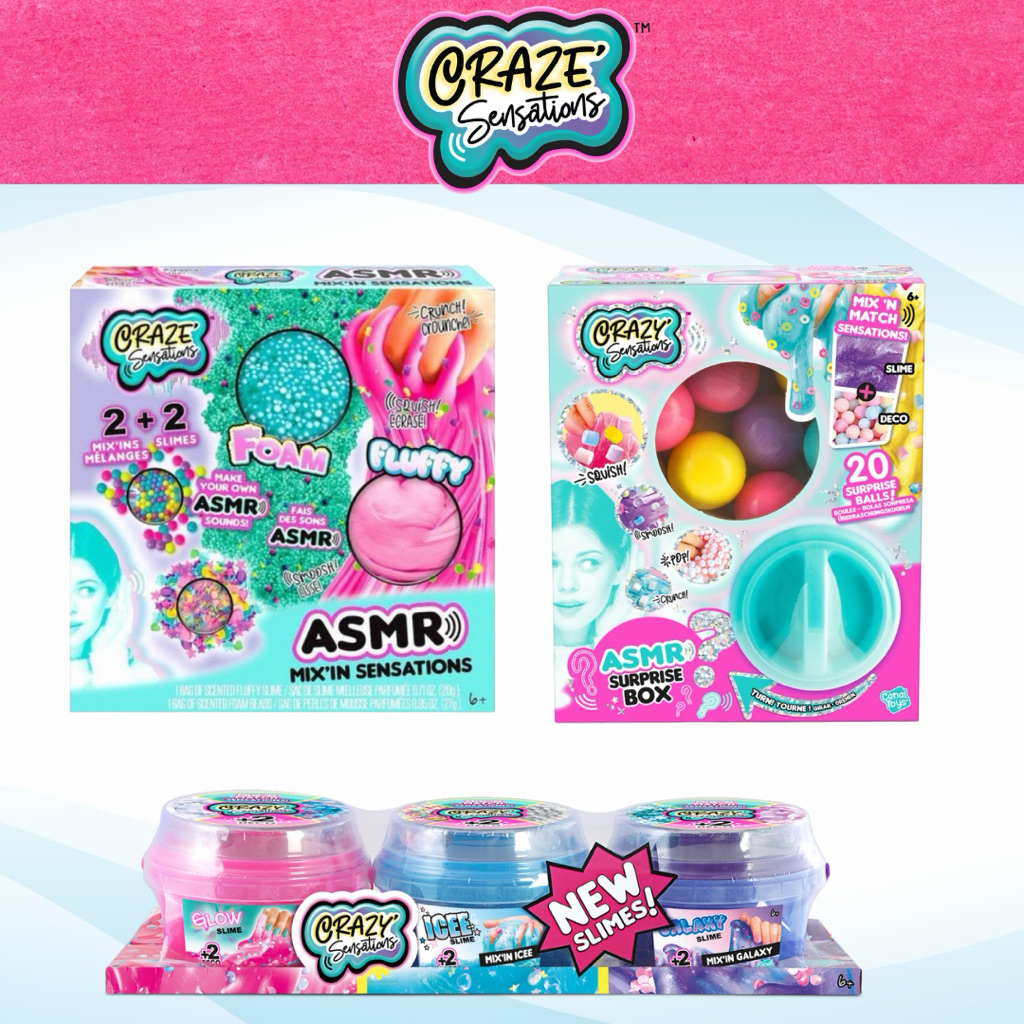 มัดรวม ชุดของเล่น Crazy Sensations ASMR Mix'in Sensations จาก Canal Toys กดเลือกด้านในค่ะ