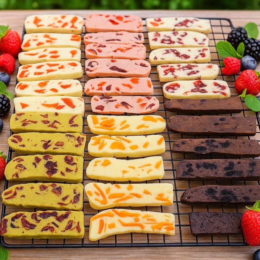 ขนมนมชีส มะม่วง สตรอเบอร์รี่ แครนเบอร์รี่ มิกซืเบอร์รี่ นูกัตสติ๊ก