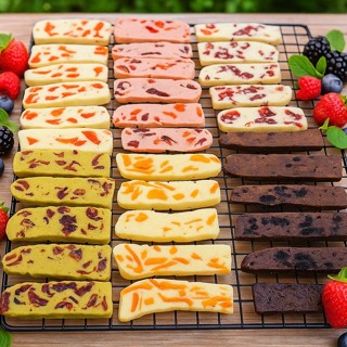 ขนมนมชีส มะม่วง สตรอเบอร์รี่ แครนเบอร์รี่ มิกซืเบอร์รี่ นูกั…