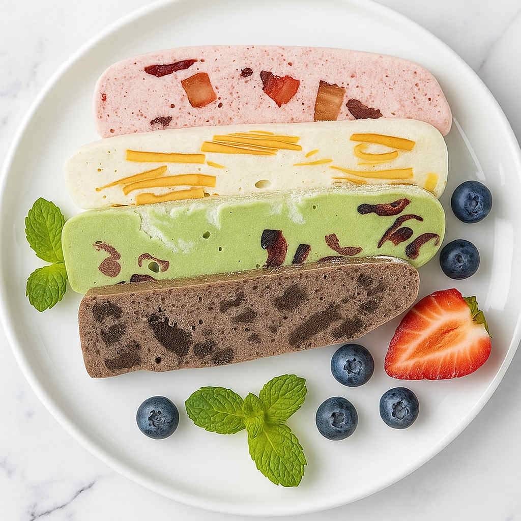 ขนมนมชีส มะม่วง สตรอเบอร์รี่ แครนเบอร์รี่ มิกซืเบอร์รี่ นูกัตสติ๊ก - รูปที่ 2