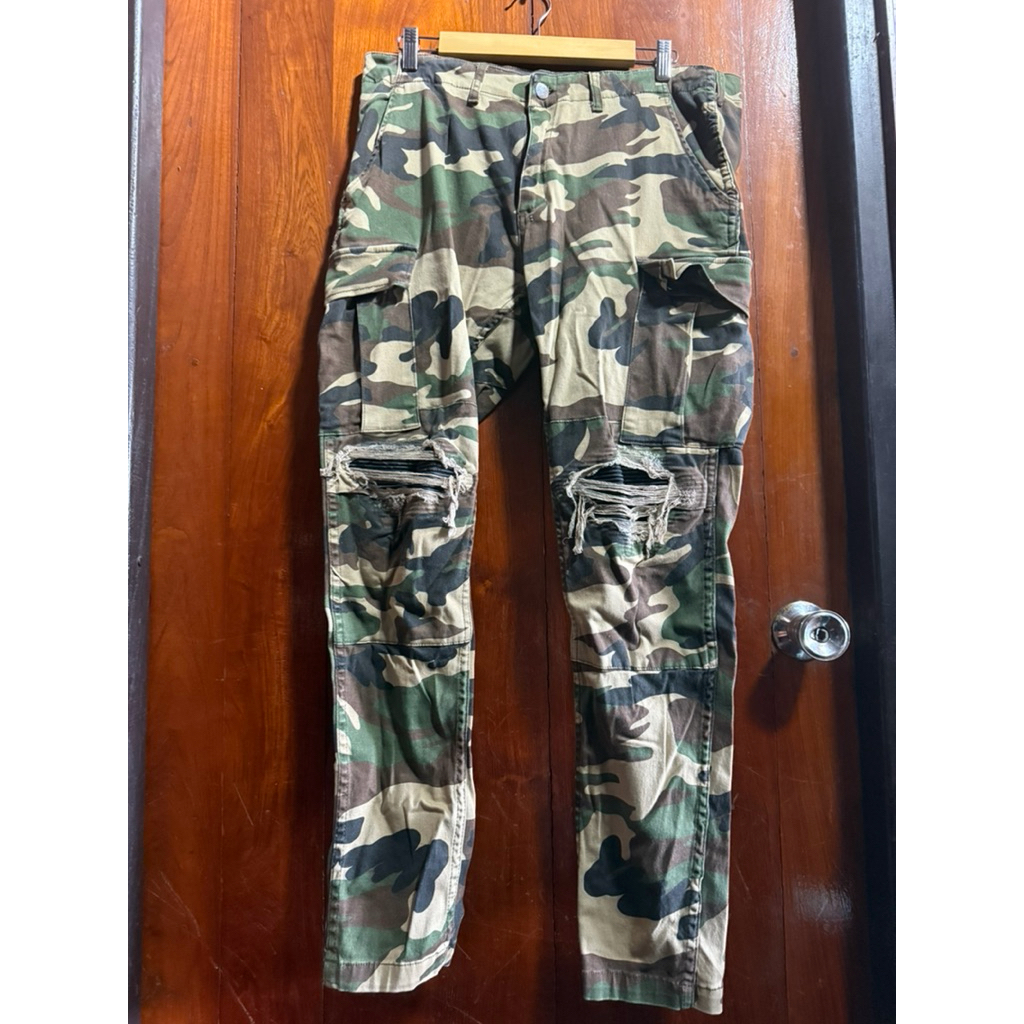 กางเกงลายทหาร Amiri MX1 Camo size 32 (ไม่แท้)