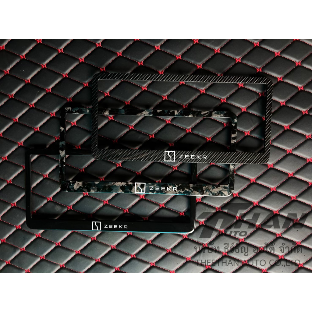 กรอบป้ายทะเบียน#ZEEKR  #zeekr  #ซีเคอร์   #คาร์บอนแท้ 100% แบรนด์แท้ - รูปที่ 4