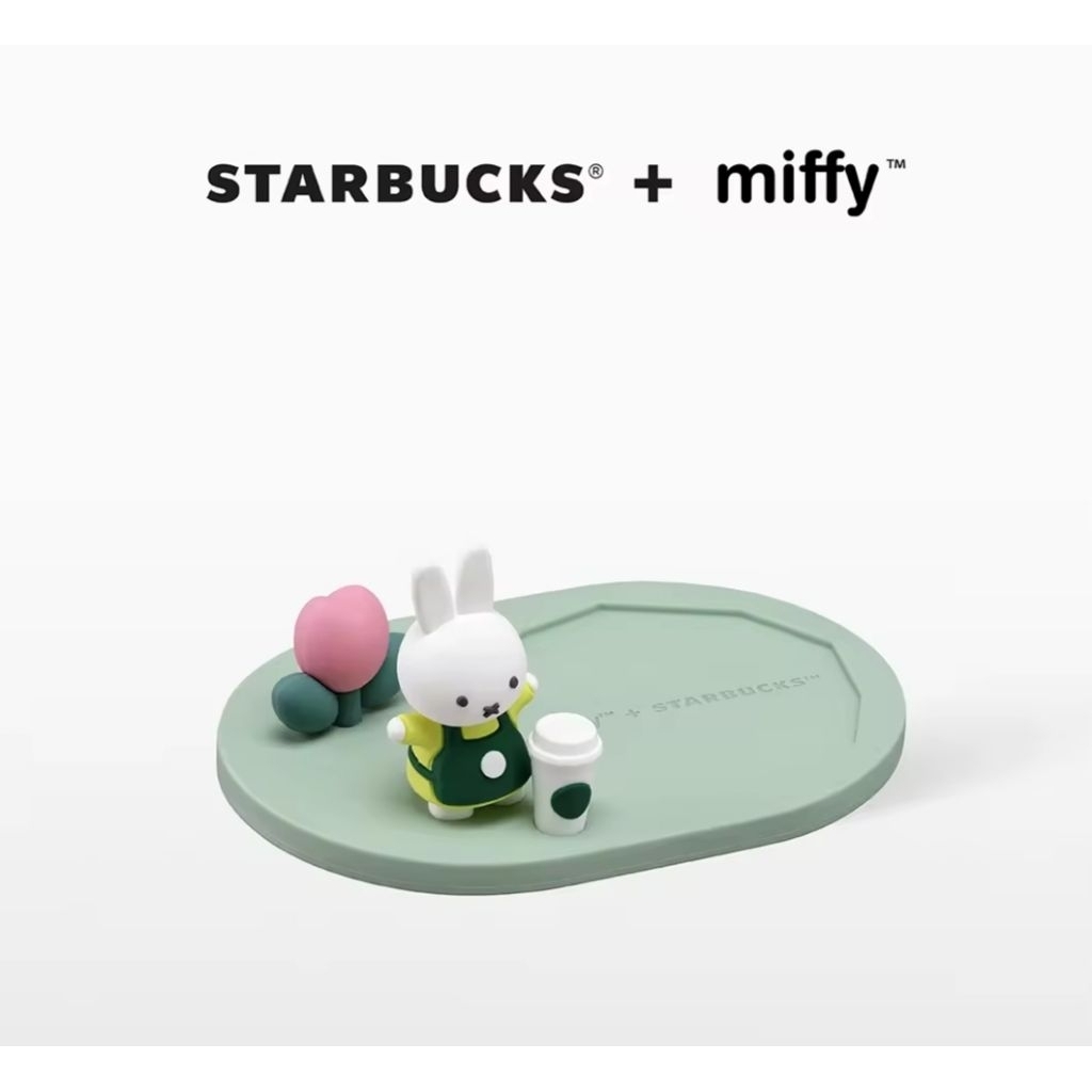 Starbucks::: Miffy + Starbucks Coaster | Miffy 70th Anniversary Edition ที่รองแก้วน้ำสตาร์บัคส์