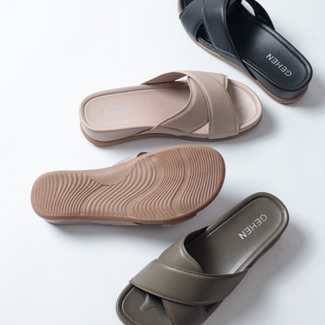 KIAH 71102 | X SANDAL COMFFORT รองเท้าเพื่อสุขภาพ พื้นยางEVA ช่วยซัพพอตเข่า เดินสบายเหมอะกับอากาศบ้า