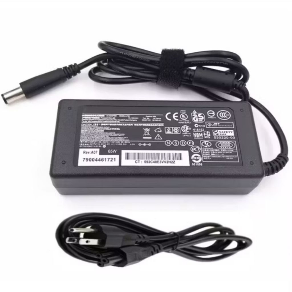 อะแดปเตอร์ขนาด18.5V/ 19V 4.74A /19.5Vที่มีหัวขนาด 5.5*2.1 มม. ซึ่งใช้สำหรับชาร์จโน้ตบุ๊กหรือจอคอมพิว