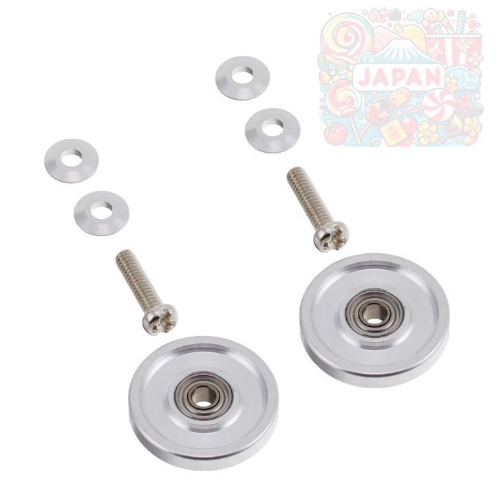 Tamiya Mini 4WD Grade-Up Parts Series No.437 GP.437 13mm All-Aluminum Bearing Rollers 15437