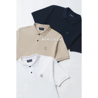 MeMo™ | Polo | เสื้อโปโลเมโม่ Basic ปกเรียบ ปักโลโก้ (New Iconic) ผ้า Pique นุ่ม ทรงสวย ใส่สบาย