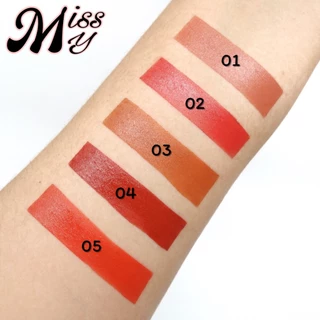 [11.11] Kiss Beauty Peach Color Lipstick ลิปสติกสีพีช ฟินิชซาติน กลบสีคล้ำริมฝีปาก no.35854