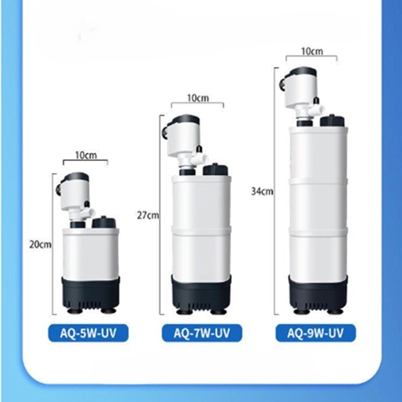 SOBO Internal UV Filter AQ5WUV, AQ7WUV, AQ9WUV กรองในตู้ปลาพร้อม UV - รูปที่ 2