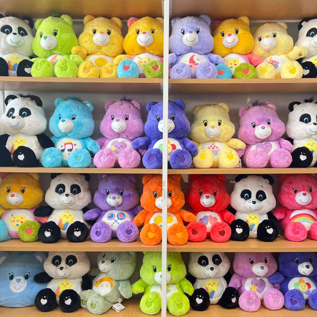 Care Bears ตุ๊กตาแคร์แบร์ 45 ซม. ลิขสิทธิ์แท้จาก Take Toys ผลิตจากเนื้อผ้าคุณภาพดี ปักเย็บอย่างปราณีต น่ารักและนุ่มนิ่ม