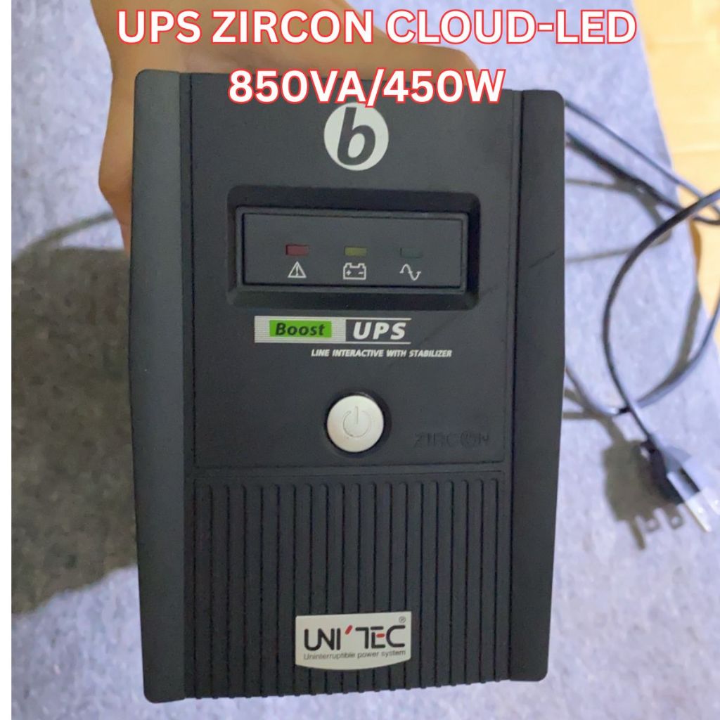UPS เครื่องสำรองไฟ 850VA/450W พร้อมแบตเตอรี่เดิม หลายรุ่น ราคาถูก มือสอง