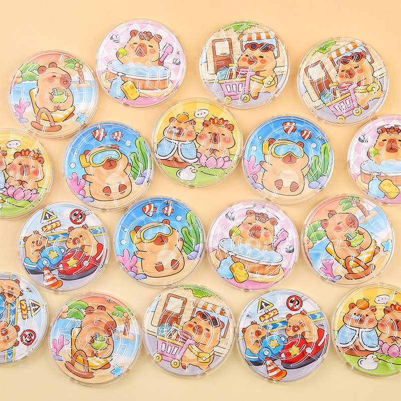 🔥พร้อมส่ง🔥เขาวงกต เข็มทิศ การ์ตูนปริศนา เขาวงกตเท้า เขาวงกตขนาดเล็ก ของเล่นเด็ก ของเล่นแผง