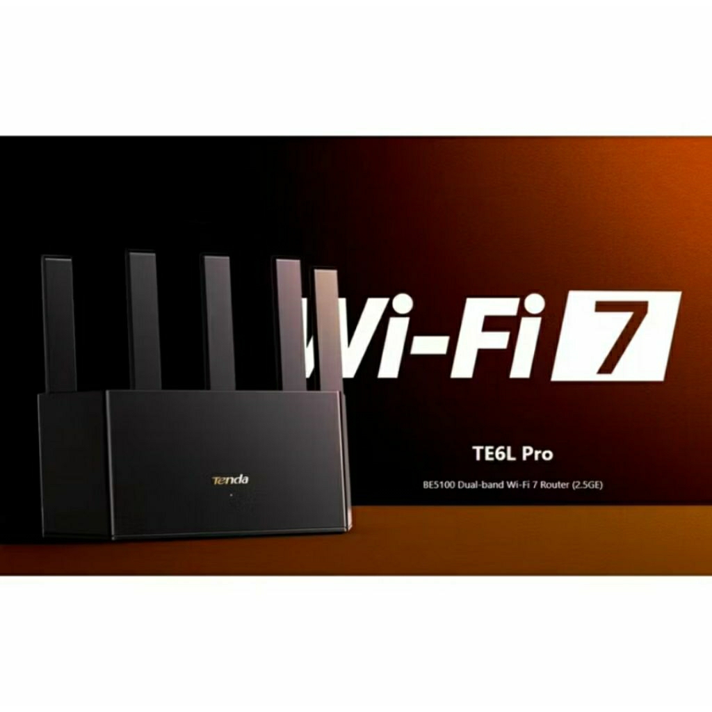 NEW Tenda WiFi7 BE6Lpro Router be5100 พอร์ต Gigabit 2.5G เต็ม รูปแบบบ้านขนาดใหญ่ 5G Dual band Mesh ก