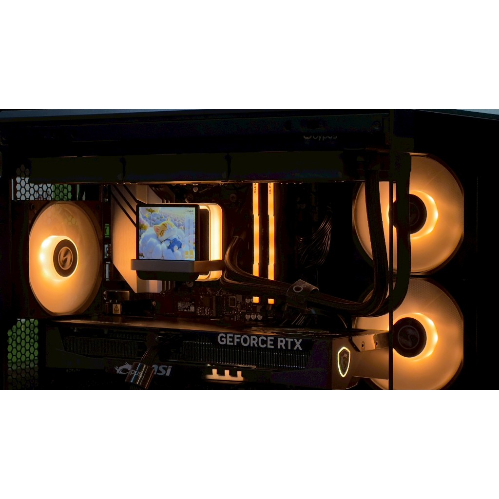 คอมประกอบ INTEL i5-14600K + RTX 5070 12GB | DDR5 32GB | NVMe 1TB | AIO 360 LCD | Wi-Fi | ประกันศูนย์ 3 ปี ราคา ถูกที่สุด ดีลบีเคเค แกลเลอรีภาพที่ 4