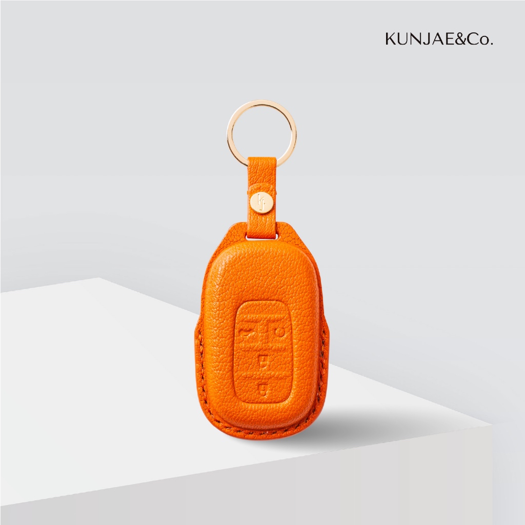 เคสกุญแจรถยนต์ HONDA หนังแพะ French Goat Leather (Handmade จัดส่งใน 7-10 วัน)