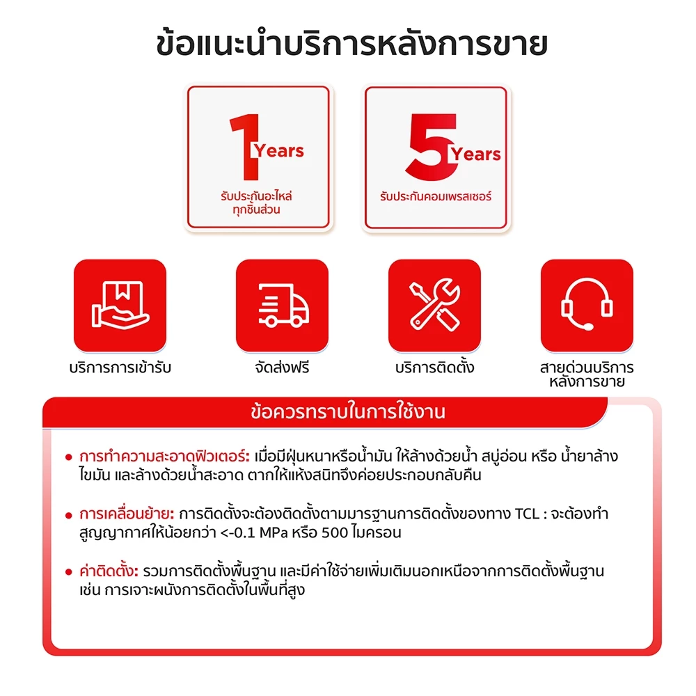 [Best Seller] TCL แอร์  Full DC SaveIn AI Inverter ประหยัดไฟ ขนาด 9,200- 24,200 BTU รุ่น TAC-XALCH2 thumbnail 6