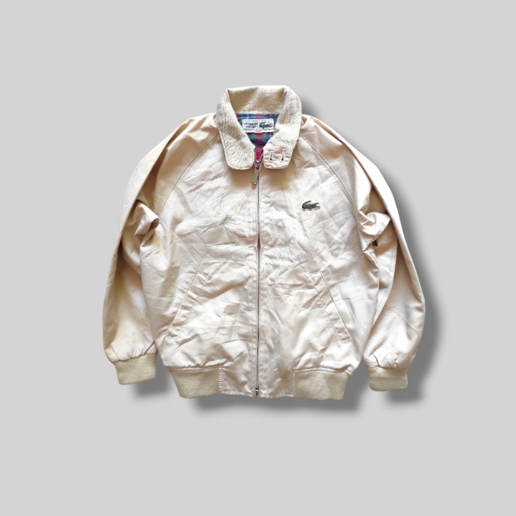 VINTAGE CHEMISE LACOSTE HARRINGTON (เสื้อแจ็คเก็ตเด็กผู้ชายลาคอสท์) ไซส์ 130