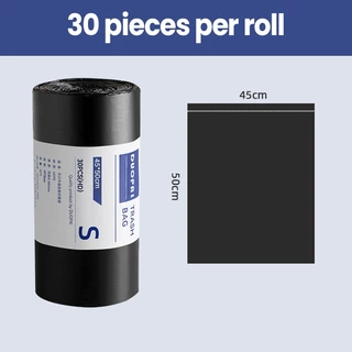 ถุงขยะ 45*50 100ใบหนา ถุงทำความสะอาด ถุงขยะดำ แบบม้วน
