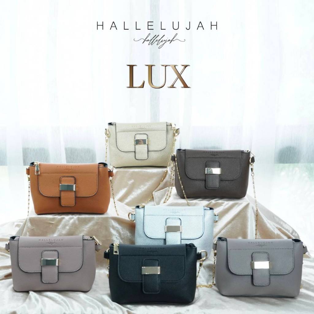 กระเป๋าสะพายข้าง Hallelujah ครอสบอดี้ รุ่น LUX (ลักซ์) สวย หรู ราคาหลักร้อย