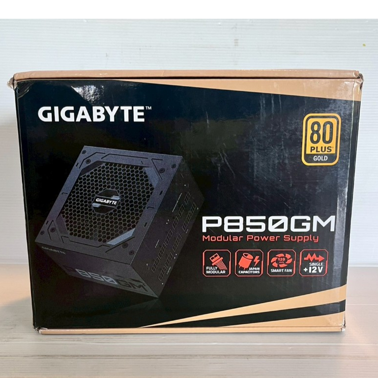 POWER SUPPLY GIGABYTE P850GM (80 PLUS GOLD) 850W BLACK