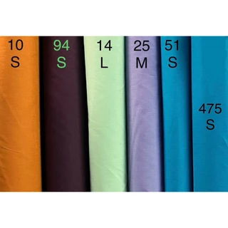 ผ้าโทเร คอตตอนสีพื้น ฝ้ายผสม กระเป๋า ซันบิน ทีซี โจงกระเบน รำนาฏศิลป์ หน้า45นิ้ว