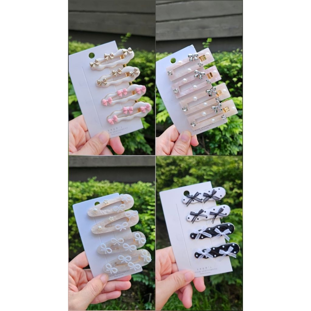 กิ๊บหินอ่อน กิ๊บโบว์ พร้อมส่งจากไทยคู่ละ19บาท กิ๊บน่ารักสายหวาน