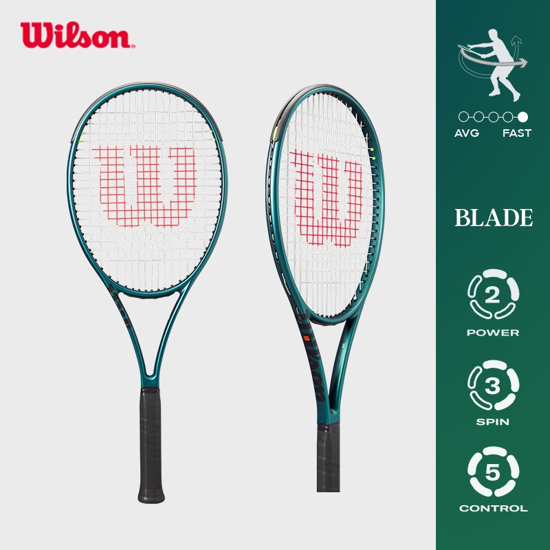 [เด็ก 11-13 ปี] WILSON Junior Blade 26 V9 ไม้เทนนิส Pre-strung (ไม้ขึ้นเอ็นแล้ว) WR151710U Official