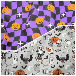 halloween time ผ้า 58“(145cm.) ผ้า cotton100% ตัดครั้งละ 1/2…