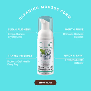 CLE by D1 Tooth & Mouth Refreshing Foam มูสทำความสะอาดช่องปาก (คลีบายดีวัน) กลิ่น เปเปอร์มินต์