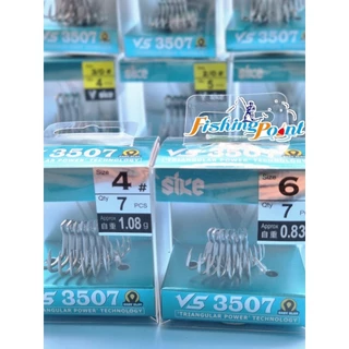 SIKE V5 3507 เบ็ดสามทาง TRIANGLE POWER TECHNOLOGY