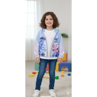 MC118 พร้อมส่ง เสื้อแขนยาวแจ็กเก็ตลูกสาว มีฮู้ด ลายการ์ตูนน่ารัก เสื้อคลุมเด็กน่ารัก สไตล์เกาหลี