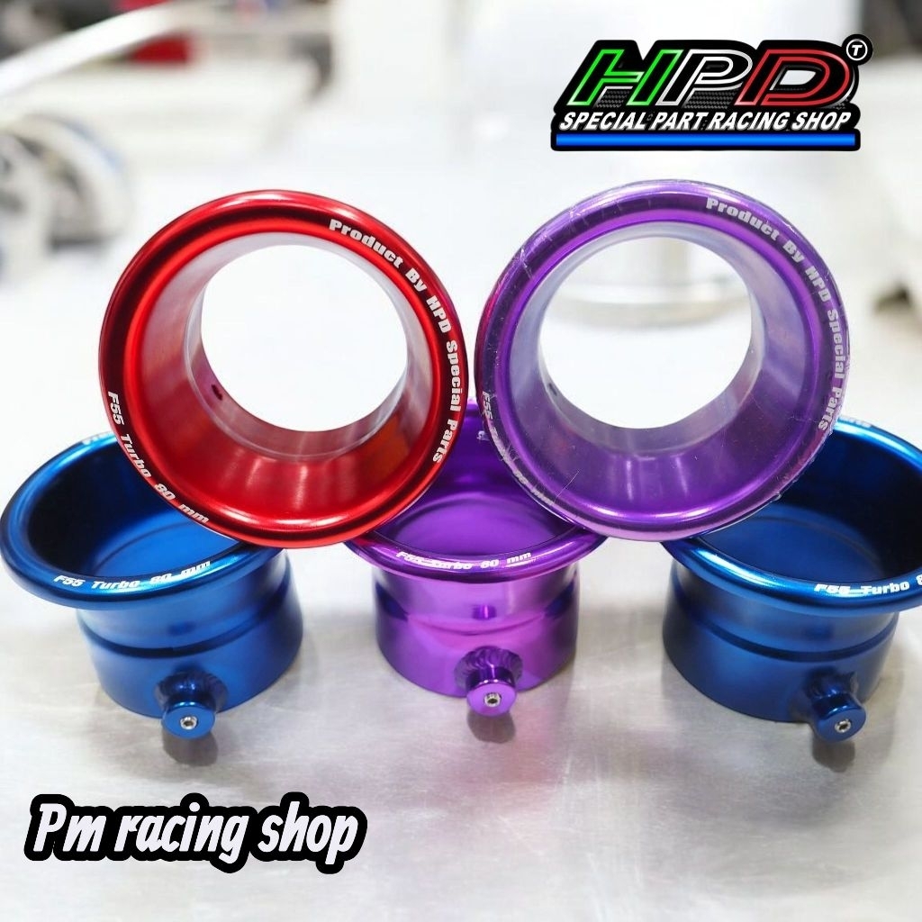 ปากแตรใส่เทอรโบF55 HPD ขนาด80มิล หรือ3.2นิ้ว (ถ้าเทอร์โบFLEX ต้องกลึงฝาหน้าออก)⚙️🚥🇹🇭