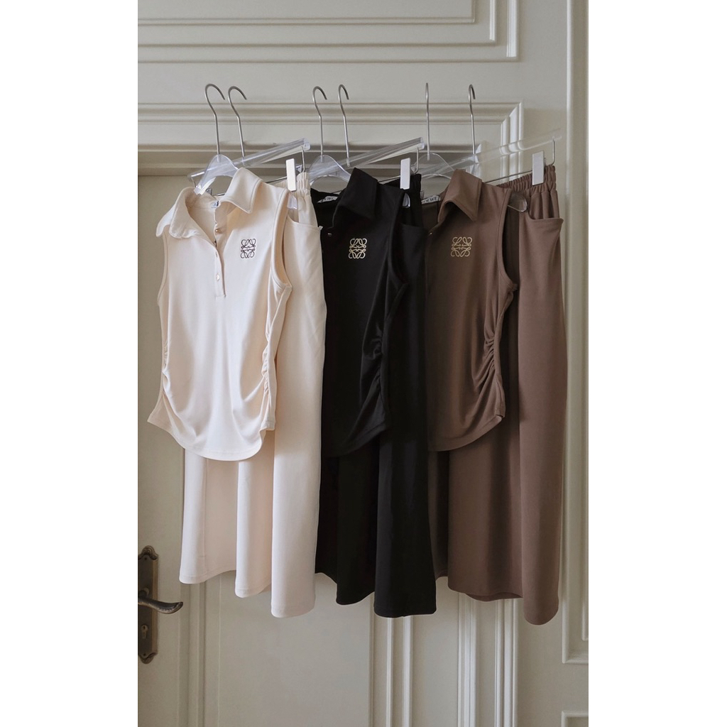 #Cotton Candy 🍭 ชุดเซตเสื้อ+กระโปรงยาวฟรีไซส์