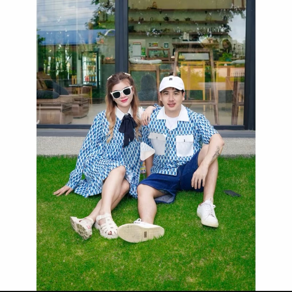 ชุดคู่รัก ร้าน kiss.kids ส่งต่อ ใส่ครั้งเดียวค่ะ