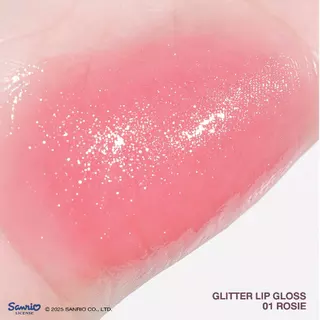 [แถมเคสลิป + พวงกุญแจ] | ลิปกลอสฉ่ำวิ้ง CHARMISS BLOOMING HEART GLITTER LIP GLOSS 3.4 g