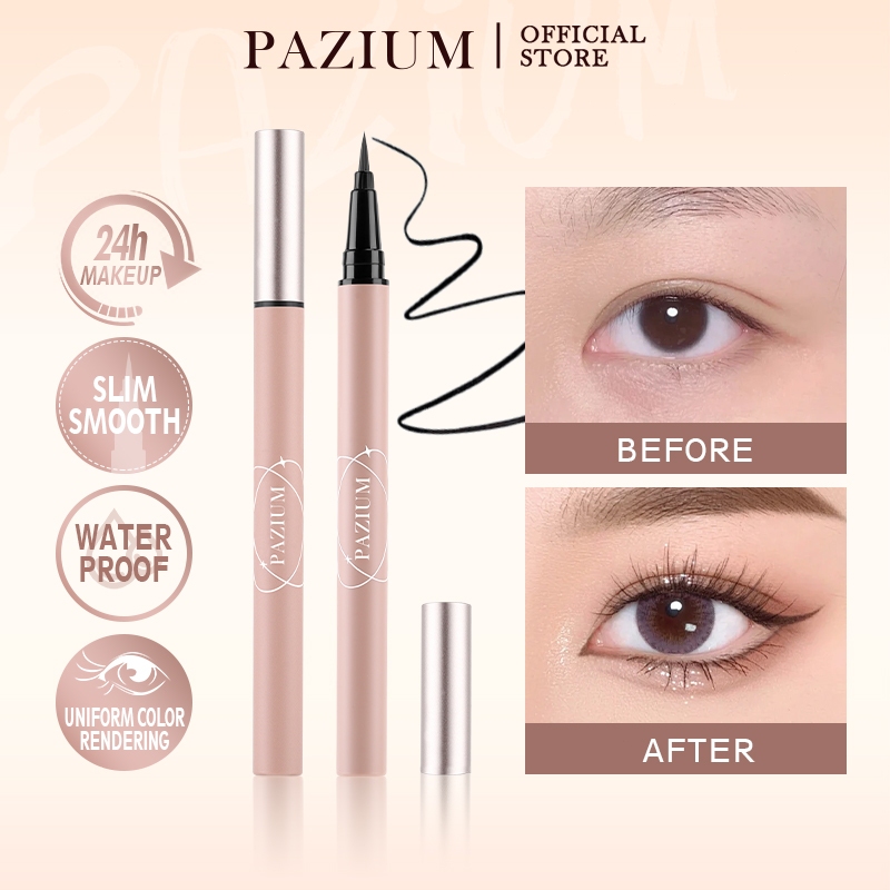 PAZIUM อายไลเนอร์ Eyeliner Pencil ดินสอเขียนขอบตา อายไลเนอร์กันน้ำ ติดทนนาน แห้งเร็ว