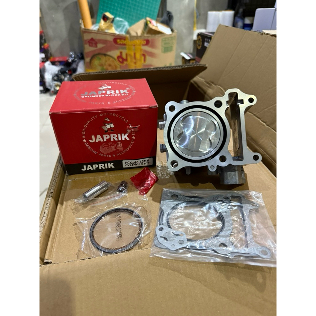 เสื้อสูบPCX 160หลีด จีออโน่ ลูก62-63มิล ปาดหัวหบหลบวาวCNC