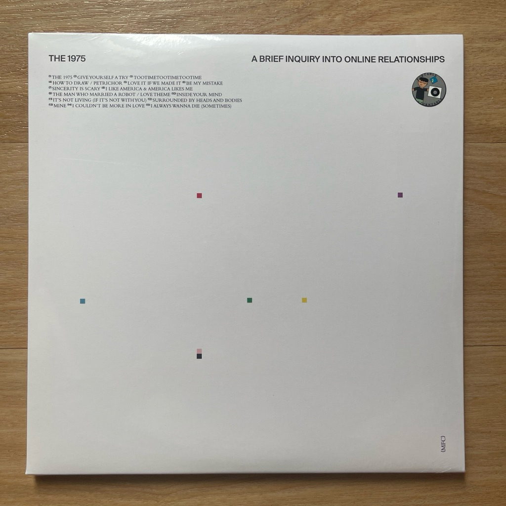 (พร้อมส่ง🔥) แผ่นเสียง The 1975 A Brief Inquiry Into Online Relationships 2 Vinyl มือหนึ่ง ซีล