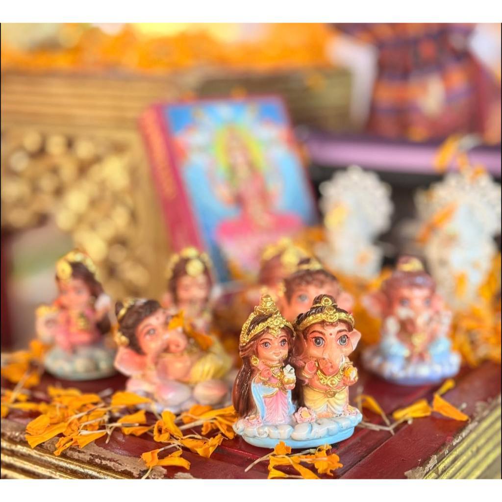 จุ่มลักษมีคเนศ ลงสี *เลือกองค์ได้* พระแม่ลักษมี พระพิฆเนศ ลักษมีคเนศ ทำพิธีเรียบร้อย