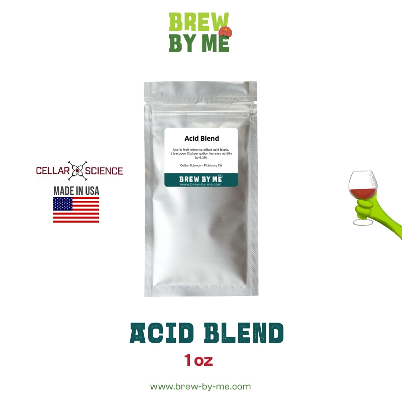 Acid Blend กรดผลไม้ผสม 3 ชนิด สำหรับการทำไวน์ 1oz (ประมาณ 28กรัม)