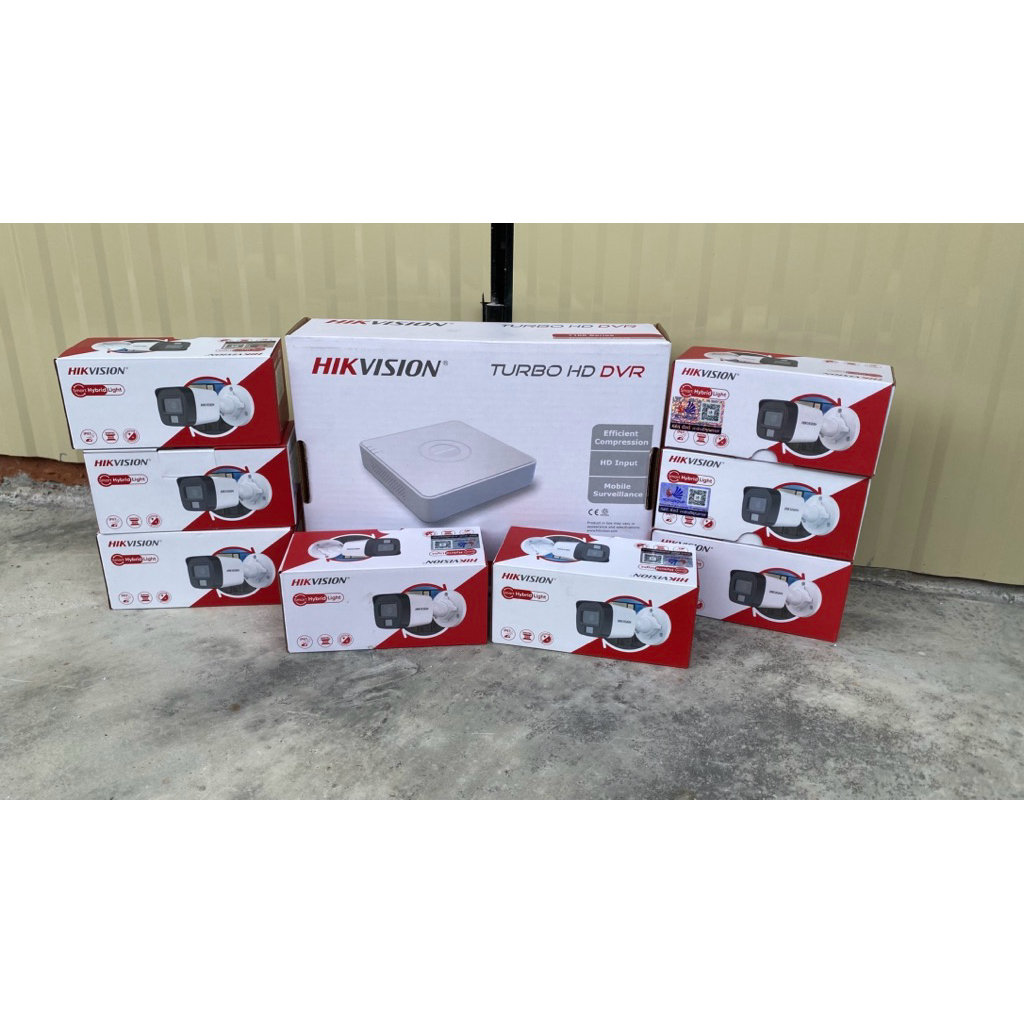 กล้องวงจรปิด Hikvision 8ตัว ราคาพิเศษ