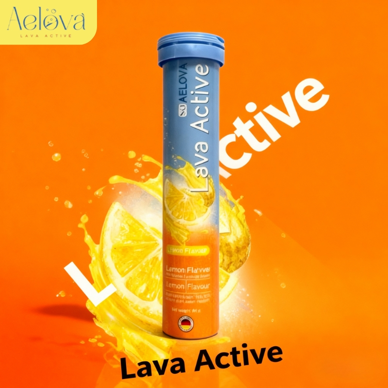 【ข้อเสนอสุดพิเศษ】Aelova เม็ดฟู่ Aelova Lava Active อาหารเสริมวิตามินหลายชนิด 1 แท่ง 20 แผ่น