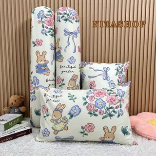 หมอนใบใหญ่(ซื้อ2แถม 2)ชุดเซ็ทหมอนหนุน+หมอนข้าง ได้ไปทั้งหมด4ใบ ไซต์ใหญ่มาตรฐาน